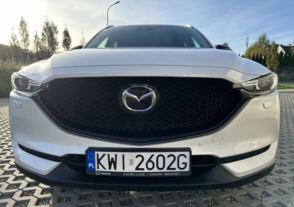 Mazda CX-5 cena 105900 przebieg: 102000, rok produkcji 2018 z Kraków małe 742